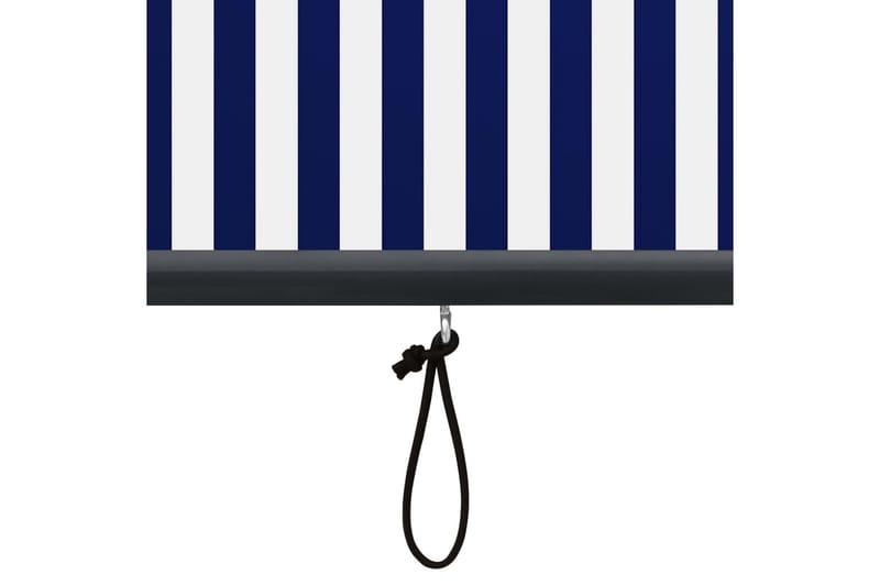 Ulkorullaverho 60x250 cm sininen ja valkoinen - Sininen - Kodintekstiilit & matot - Verhot
