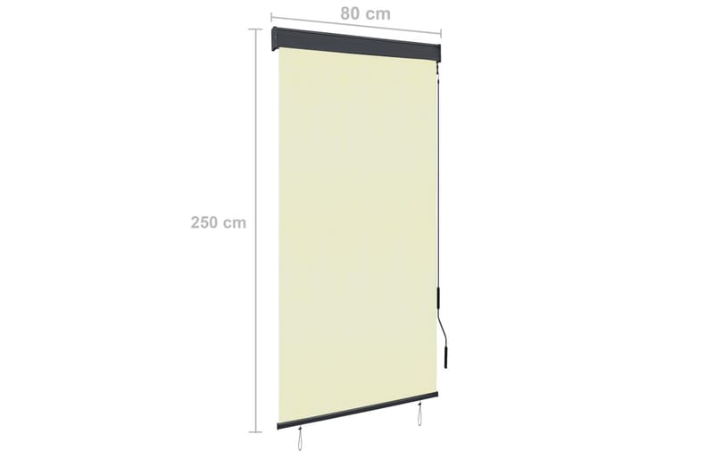 Ulkorullaverho 80x250 cm kerma - Kerma - Kodintekstiilit & matot - Verhot