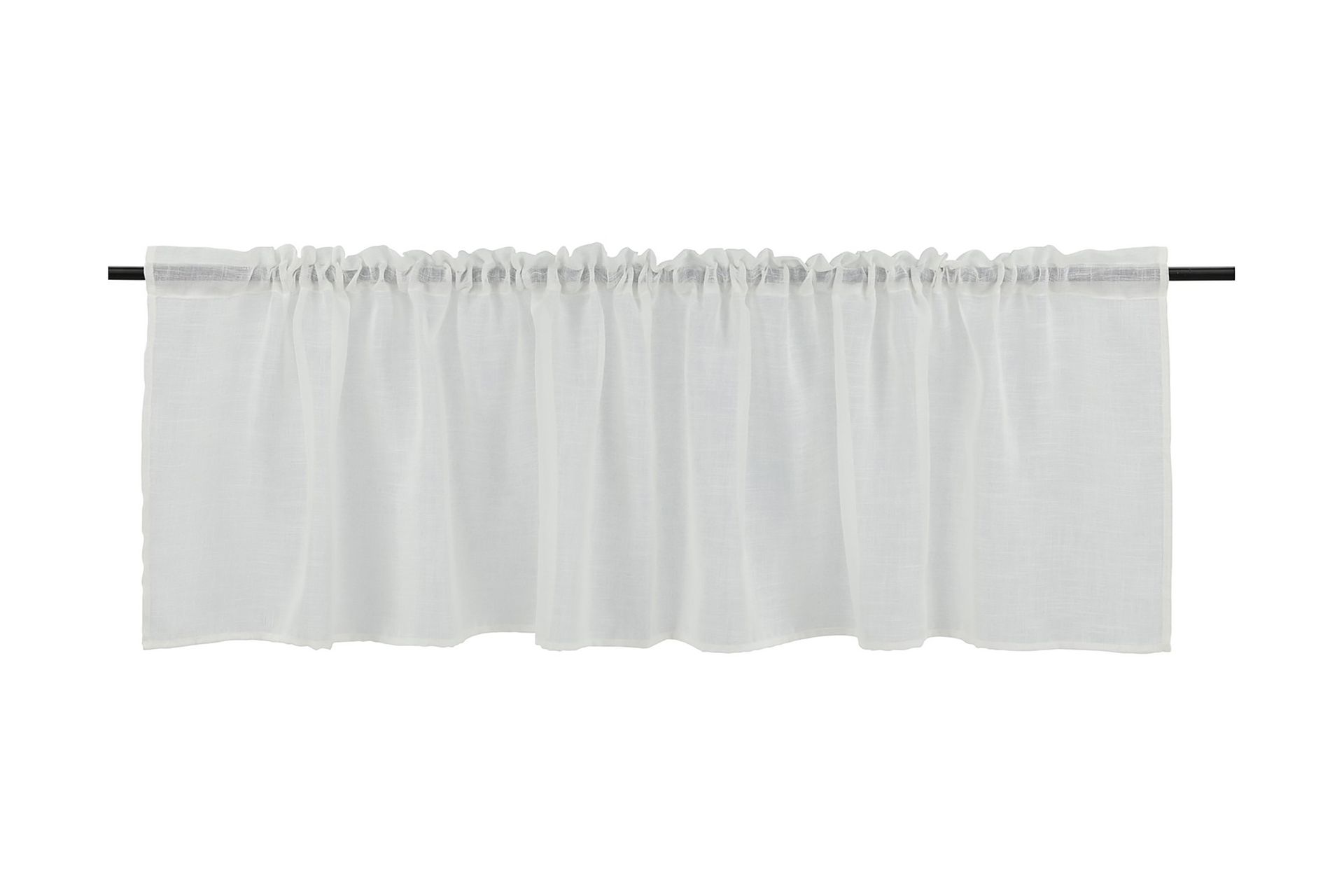 Verhokappa Kaya 55x250 cm - Valkoinen - Kodintekstiilit & matot - Verhot
 - Verhokappa