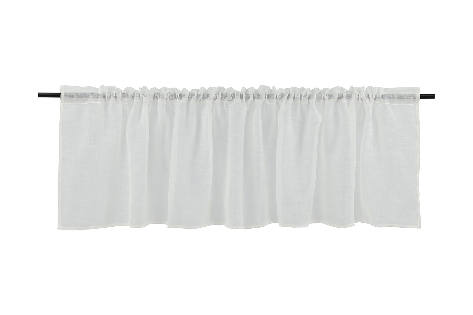 Verhokappa Kaya 55x250 cm - Valkoinen - Kodintekstiilit & matot - Verhot
 - Verhokappa