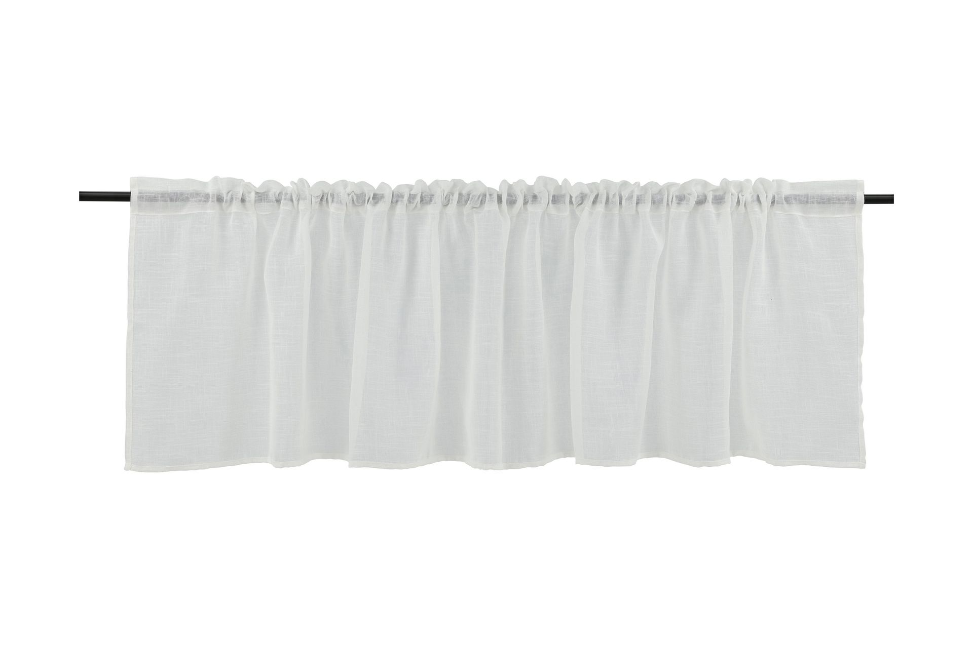 Verhokappa Kaya 55x250 cm - Valkoinen - Kodintekstiilit & matot - Verhot
 - Verhokappa