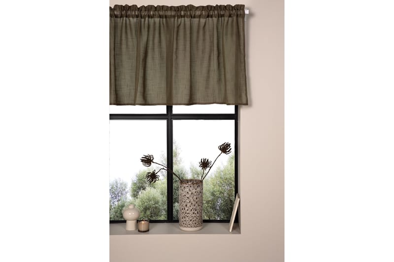 Verhokappa Kaya 55x250 cm - Ruskea - Kodintekstiilit & matot - Verhot - Verhokappa