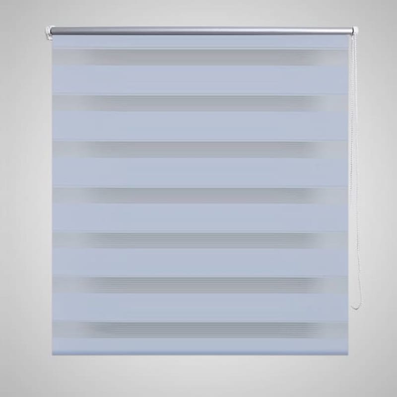 Zebra rullakaihdin 40 x 100 cm valkoinen - Valkoinen - Kodintekstiilit & matot - Verhot
