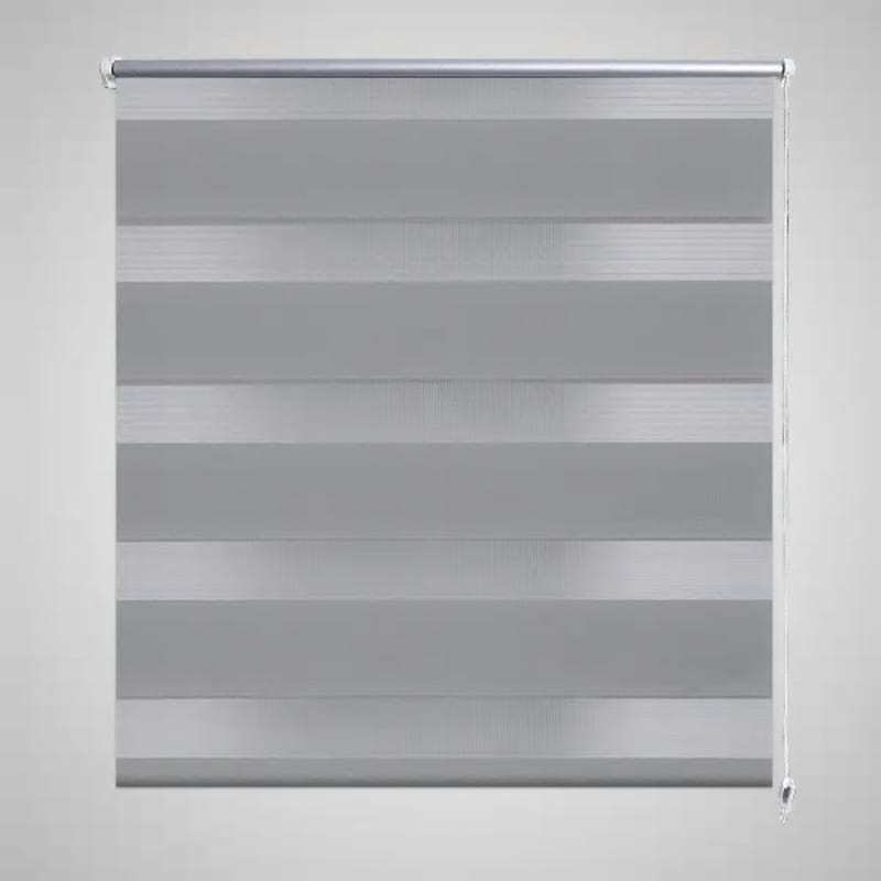 Zebra rullakaihdin 50 x 100 cm harmaa - Harmaa - Kodintekstiilit & matot - Verhot