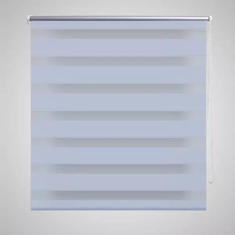 Zebra rullakaihdin 50 x 100 cm valkoinen - Valkoinen - Kodintekstiilit & matot - Verhot