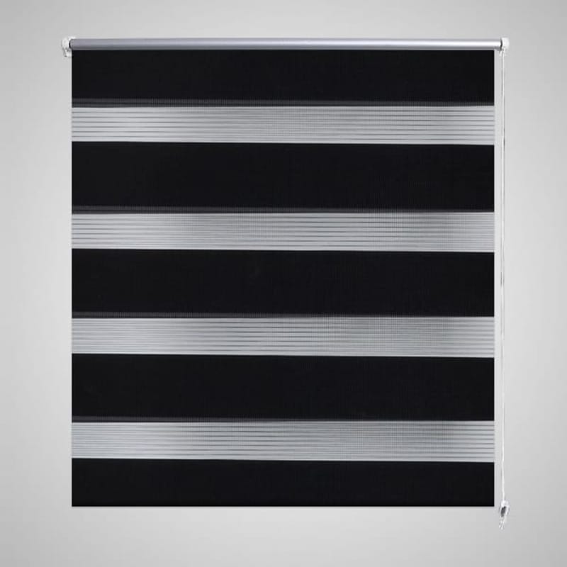 Zebra rullakaihdin 80 x 150 cm musta - Musta - Kodintekstiilit & matot - Verhot