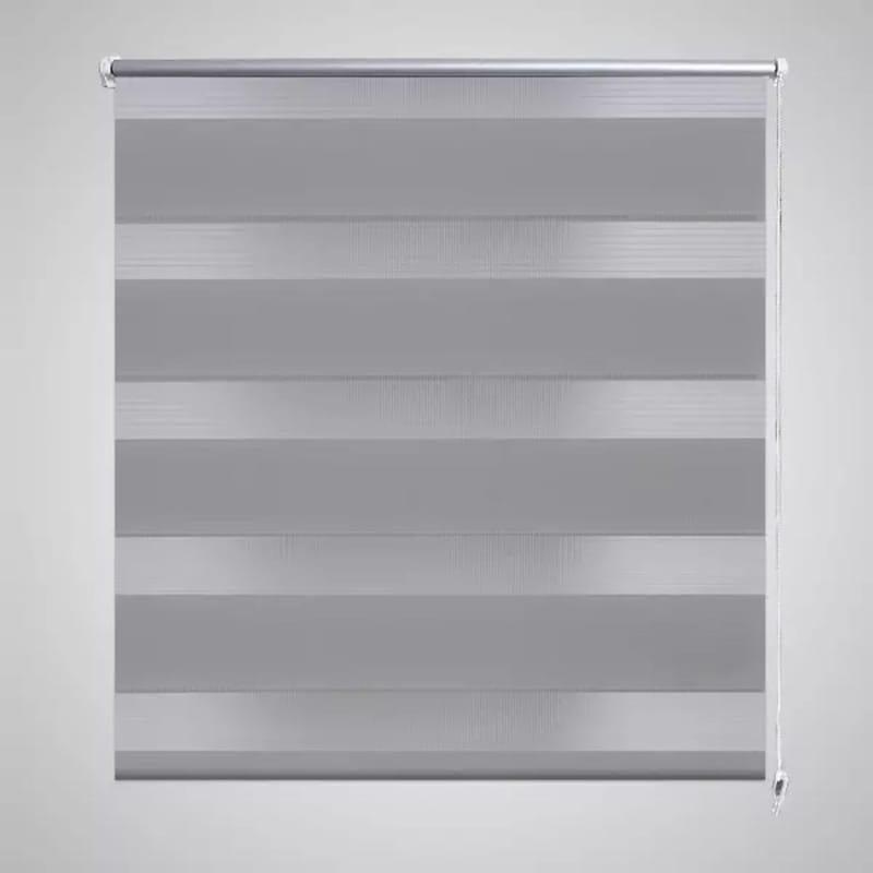 Zebra rullakaihdin 80 x 175 cm harmaa - Harmaa - Kodintekstiilit & matot - Verhot
