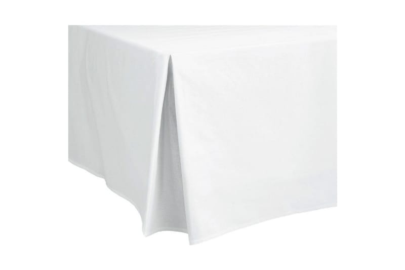 Sängynhelma 70 x 140 cm Valkoinen - Valkoinen - Kodintekstiilit & matot - Vuodevaatteet - Helmalakana - Helmalakana parisänkyyn