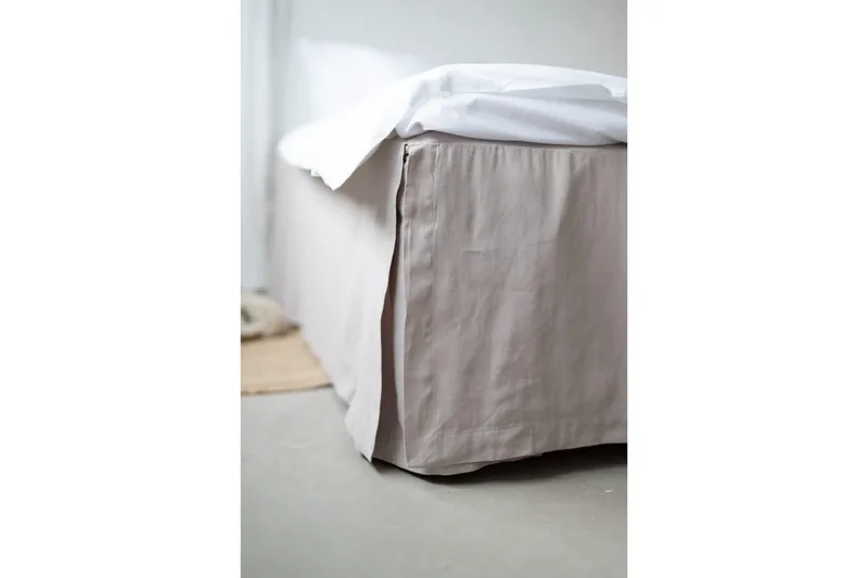 Sängynhelma Borganäs of Sweden - 160 x 200 + 58 cm, Greige - Kodintekstiilit & matot - Vuodevaatteet - Helmalakana - Helmalakana parisänkyyn