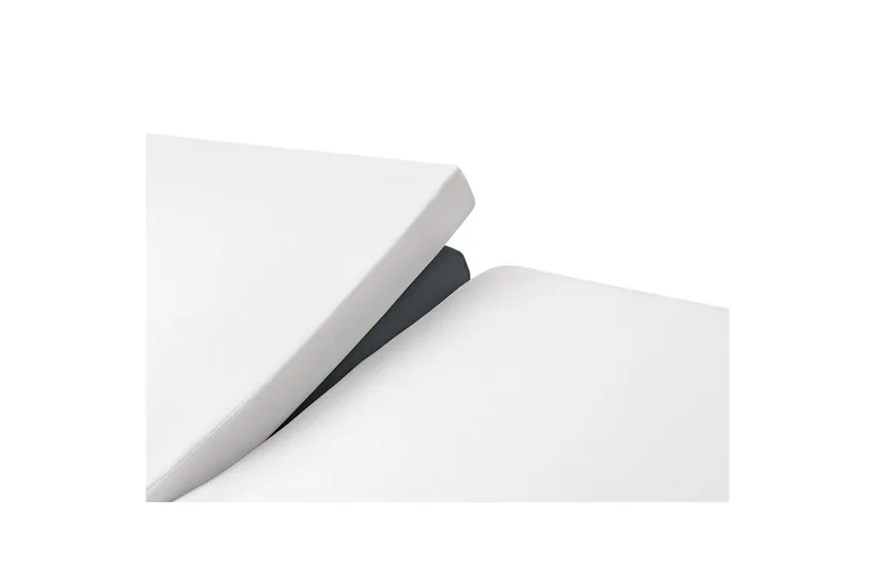 Sijauspatjapäällinen 2-split valkoinen, 180 x 210 cm