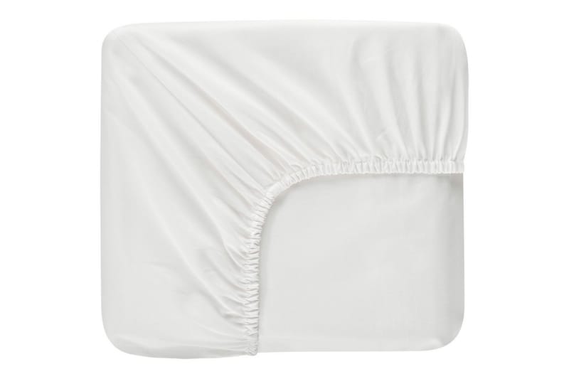 Muotoonommeltu lakana Borganäs of Sweden - 90 x 210 cm, Valkoinen - Kodintekstiilit & matot - Vuodevaatteet - Lakana
 - Joustolakana