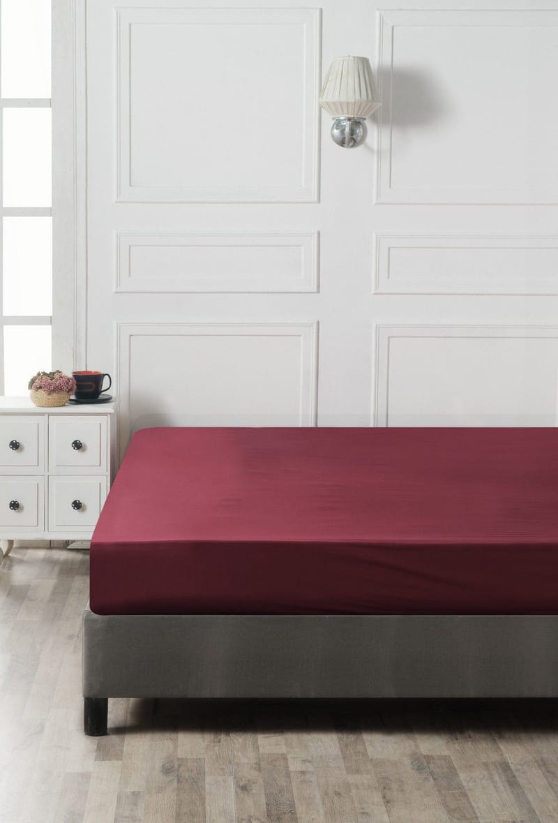 Cream muotoonommeltu lakana 140x200 cm - Kodintekstiilit & matot - Vuodevaatteet - Lakana - Joustolakana