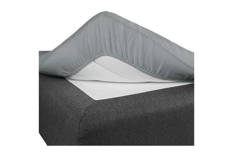 Muotoonommeltu lakana Borganäs of Sweden - 120 x 200 cm, Tummanharmaa - Kodintekstiilit & matot - Vuodevaatteet - Lakana - Joustolakana