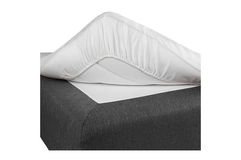 Muotoonommeltu lakana Borganäs of Sweden - 120 x 200 cm, Valkoinen - Kodintekstiilit & matot - Vuodevaatteet - Lakana - Joustolakana