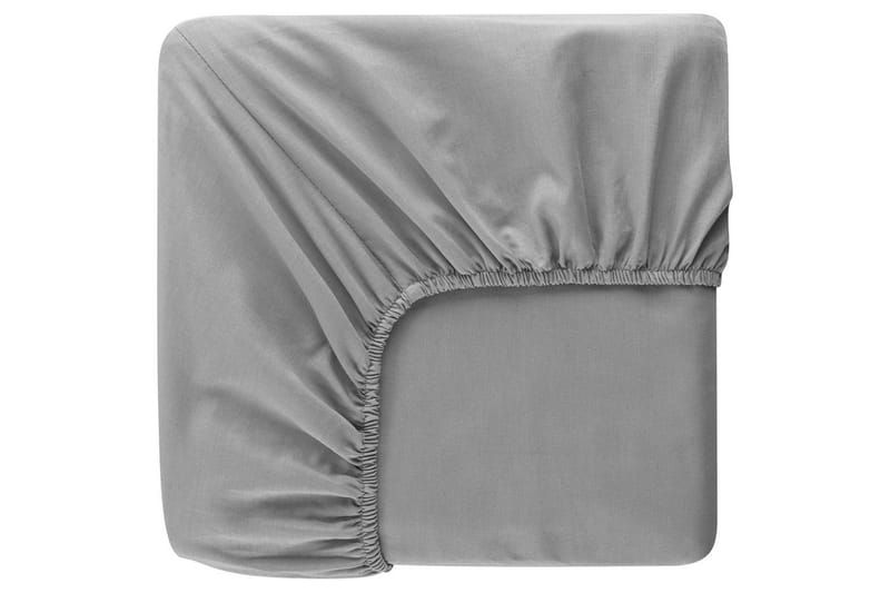 Muotoonommeltu lakana Borganäs of Sweden - 90 x 200 cm, Tummanharmaa - Kodintekstiilit & matot - Vuodevaatteet - Lakana
 - Joustolakana