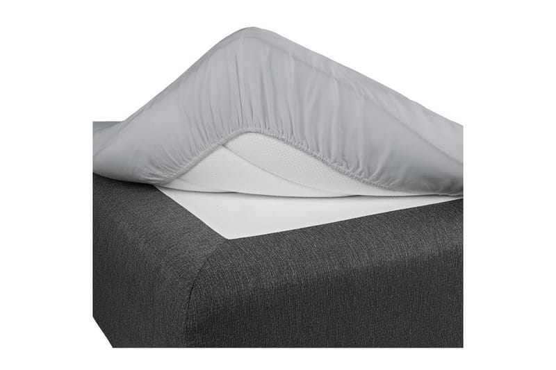 Muotoonommeltu lakana Borganäs of Sweden - 90 x 200 cm, Vaaleanharmaa - Kodintekstiilit & matot - Vuodevaatteet - Lakana
 - Joustolakana