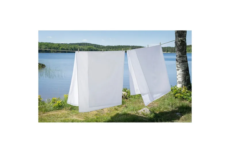 Lakanoita Borganäs of Sweden - 240 x 260 cm, Valkoinen - Kodintekstiilit & matot - Vuodevaatteet - Lakana