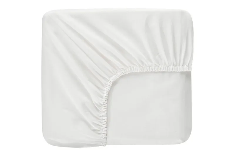 Muotoonommeltu lakana Borganäs of Sweden - 210 x 210 cm, Valkoinen - Kodintekstiilit & matot - Vuodevaatteet - Lakana
 - Joustolakana