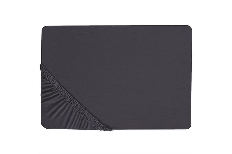 Pussilakana Hofuf Musta, 140x200 cm - Musta, 140x200 cm - Kodintekstiilit & matot - Vuodevaatteet - Lakana - Joustolakana