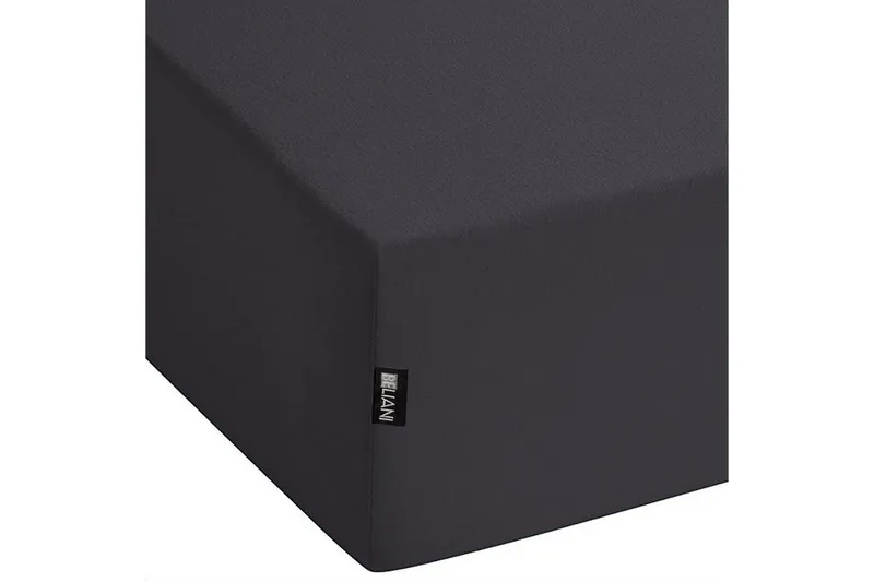 Pussilakana Hofuf Musta, 160x200 cm - Musta, 160x200 cm - Kodintekstiilit & matot - Vuodevaatteet - Lakana - Joustolakana