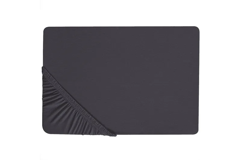 Pussilakana Hofuf Musta, 160x200 cm - Musta, 160x200 cm - Kodintekstiilit & matot - Vuodevaatteet - Lakana - Joustolakana