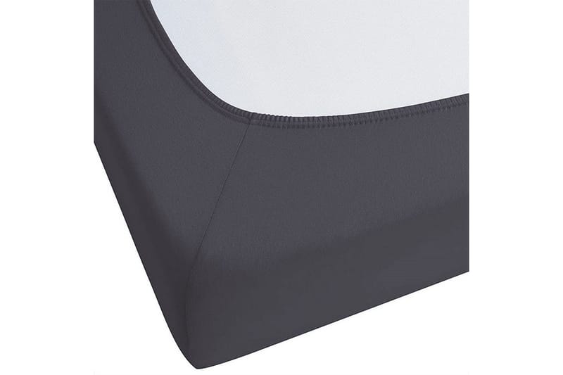 Pussilakana Hofuf Musta, 200x200 cm - Musta, 200x200 cm - Kodintekstiilit & matot - Vuodevaatteet - Lakana - Joustolakana