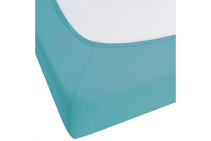 Pussilakana Hofuf Turkoosi, 140x200 cm - Turkoosi, 140x200 cm - Kodintekstiilit & matot - Vuodevaatteet - Lakana - Joustolakana