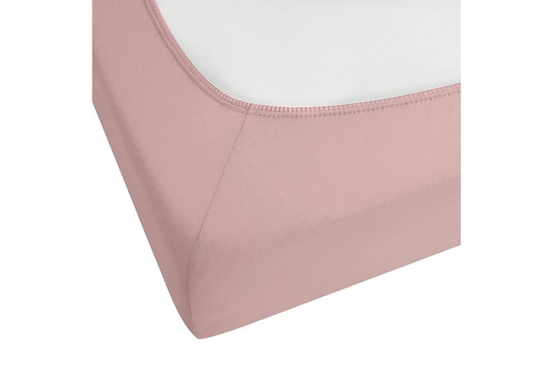 Pussilakana Hofuf Vaaleanpunainen, 140x200 cm - Vaaleanpunainen, 140x200 cm - Kodintekstiilit & matot - Vuodevaatteet - Lakana - Joustolakana