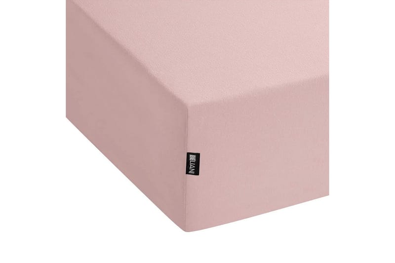 Pussilakana Hofuf Vaaleanpunainen, 140x200 cm - Vaaleanpunainen, 140x200 cm - Kodintekstiilit & matot - Vuodevaatteet - Lakana - Joustolakana