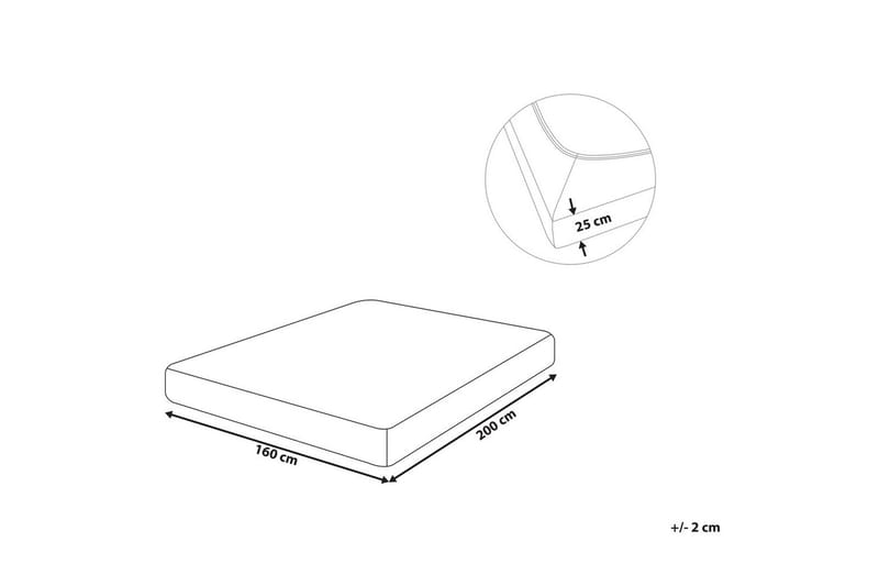 Pussilakana Hofuf Vaaleanpunainen, 160x200 cm - Vaaleanpunainen, 160x200 cm - Kodintekstiilit & matot - Vuodevaatteet - Lakana - Joustolakana