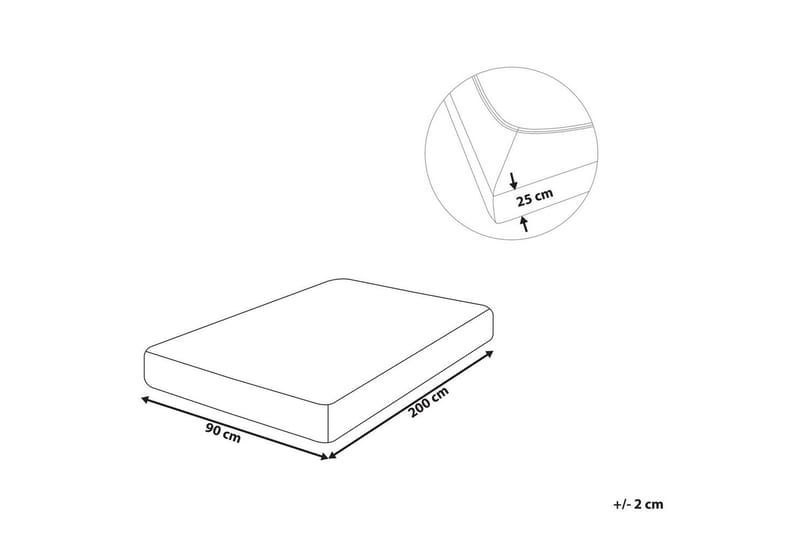 Pussilakana Hofuf Vaaleanpunainen, 90x200 cm - Vaaleanpunainen, 90x200 cm - Kodintekstiilit & matot - Vuodevaatteet - Lakana
 - Joustolakana