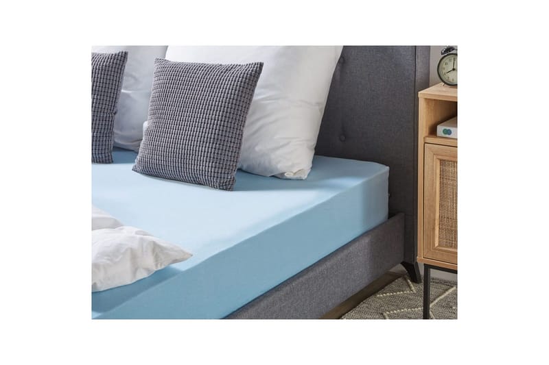 Pussilakana Hofuf Vaaleansininen, 140x200 cm - Vaaleansininen, 140x200 cm - Kodintekstiilit & matot - Vuodevaatteet - Lakana - Joustolakana