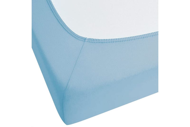 Pussilakana Hofuf Vaaleansininen, 140x200 cm - Vaaleansininen, 140x200 cm - Kodintekstiilit & matot - Vuodevaatteet - Lakana - Joustolakana