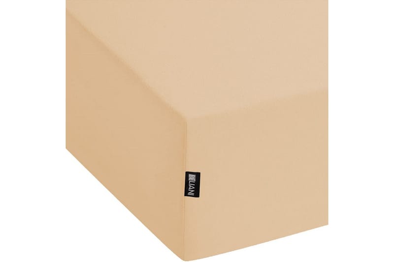 Pussilakana Janbu Hiekanbeige, 140x200 cm - Hiekanbeige, 140x200 cm - Kodintekstiilit & matot - Vuodevaatteet - Lakana - Joustolakana