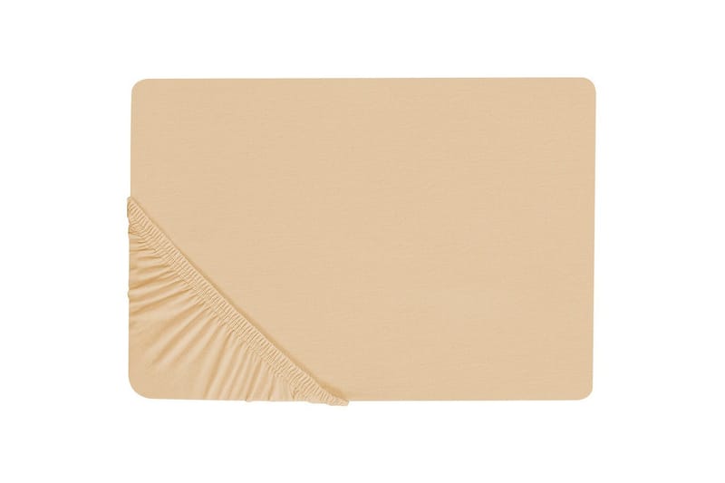 Pussilakana Janbu Hiekanbeige, 140x200 cm - Hiekanbeige, 140x200 cm - Kodintekstiilit & matot - Vuodevaatteet - Lakana - Joustolakana