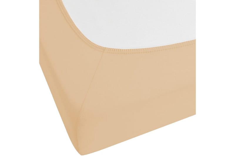 Pussilakana Janbu Hiekanbeige, 90x200 cm - Hiekanbeige, 90x200 cm - Kodintekstiilit & matot - Vuodevaatteet - Lakana - Joustolakana