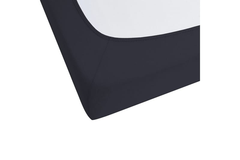 Pussilakana Janbu Musta, 200x200 cm - Musta, 200x200 cm - Kodintekstiilit & matot - Vuodevaatteet - Lakana - Joustolakana