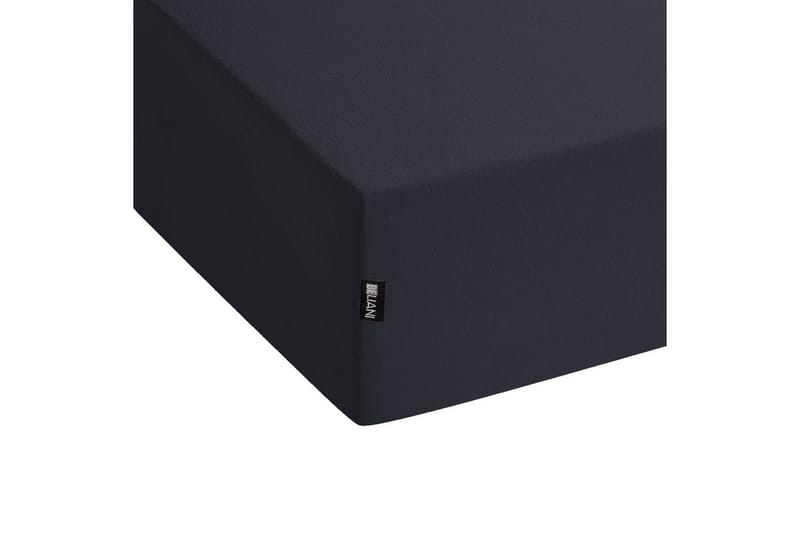 Pussilakana Janbu Musta, 200x200 cm - Musta, 200x200 cm - Kodintekstiilit & matot - Vuodevaatteet - Lakana - Joustolakana