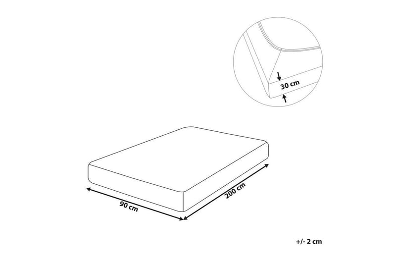 Pussilakana Janbu Oliivinvihreä, 90x200 cm - Oliivinvihreä, 90x200 cm - Kodintekstiilit & matot - Vuodevaatteet - Lakana
 - Joustolakana