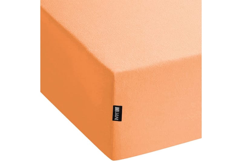 Pussilakana Janbu Oranssi, 140x200 cm - Oranssi, 140x200 cm - Kodintekstiilit & matot - Vuodevaatteet - Lakana - Joustolakana