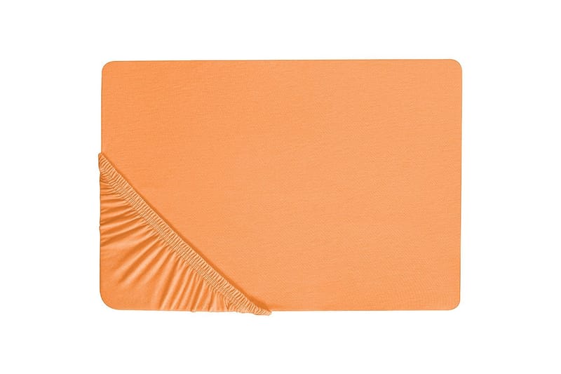 Pussilakana Janbu Oranssi, 160x200 cm - Oranssi, 160x200 cm - Kodintekstiilit & matot - Vuodevaatteet - Lakana
 - Joustolakana