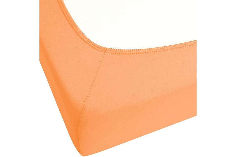 Pussilakana Janbu Oranssi, 180x200 cm - Oranssi, 180x200 cm - Kodintekstiilit & matot - Vuodevaatteet - Lakana - Joustolakana