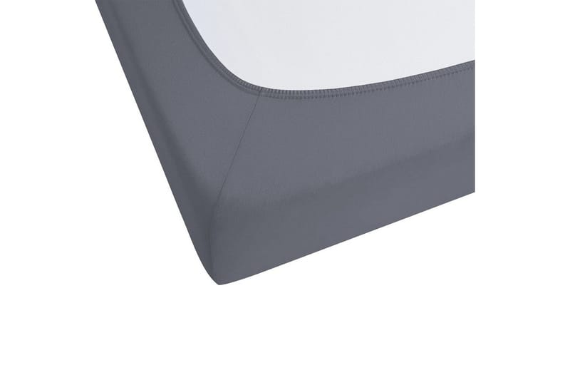 Pussilakana Janbu Tummanharmaa, 160x200 cm - Tummanharmaa, 160x200 cm - Kodintekstiilit & matot - Vuodevaatteet - Lakana - Joustolakana