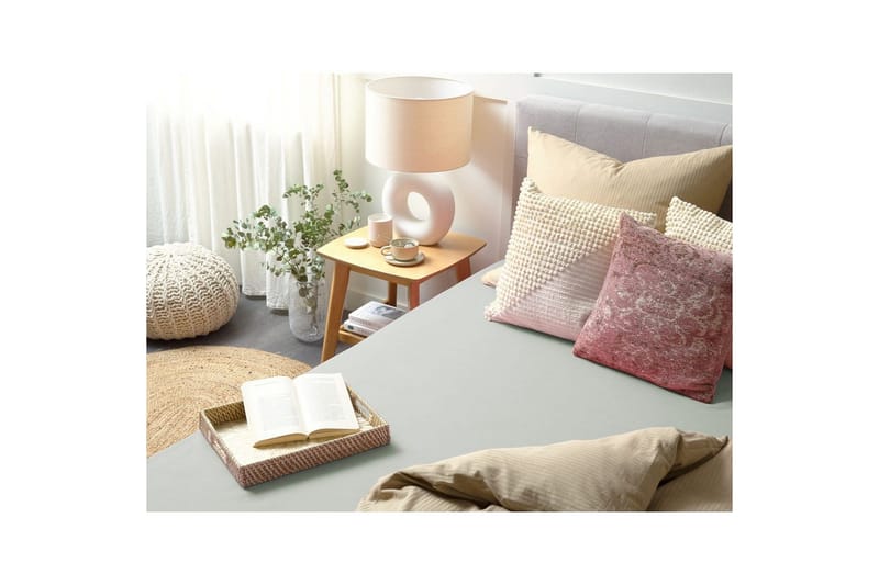 Pussilakana Janbu Vaaleanvihreä, 160x200 cm - Vaaleanvihreä, 160x200 cm - Kodintekstiilit & matot - Vuodevaatteet - Lakana - Joustolakana