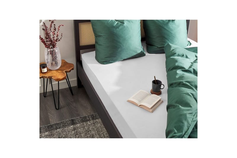 Pussilakana Janbu Valkoinen, 90x200 cm - Valkoinen, 90x200 cm - Kodintekstiilit & matot - Vuodevaatteet - Lakana - Joustolakana