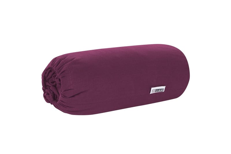 Pussilakana Janbu Viininpunainen, 200x200 cm - Viininpunainen, 200x200 cm - Kodintekstiilit & matot - Vuodevaatteet - Lakana - Joustolakana