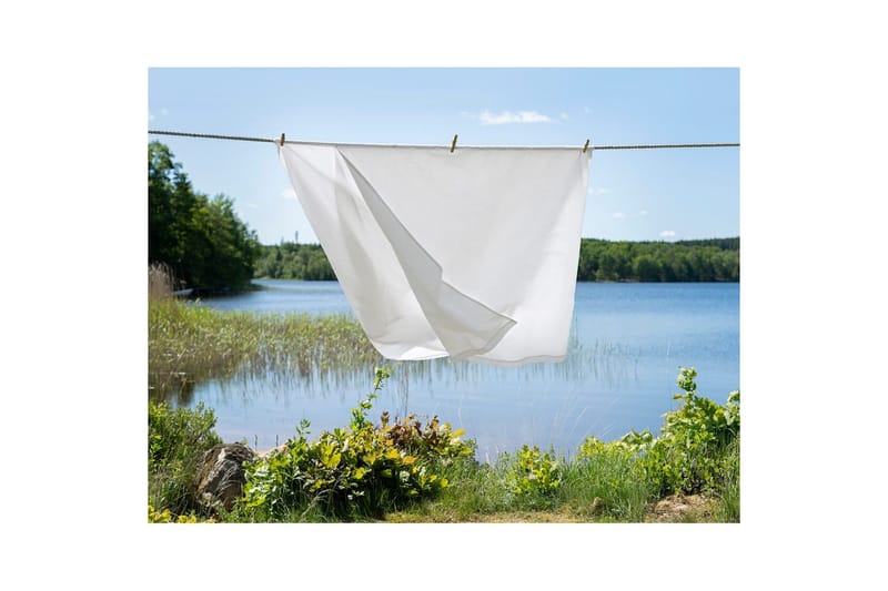 Lakanoita Borganäs of Sweden - 150 x 250 cm, Valkoinen - Kodintekstiilit & matot - Vuodevaatteet - Lakana
