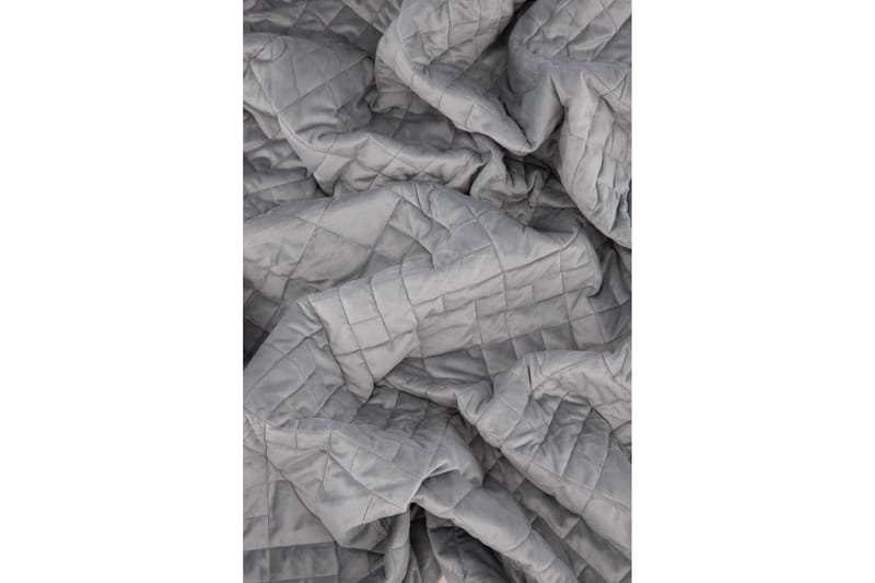 Päiväpeite Jilly 260x260 cm - Vaaleanharmaa - Kodintekstiilit & matot - Vuodevaatteet - Päiväpeitto
 - Yhden hengen sängyn päiväpeitto