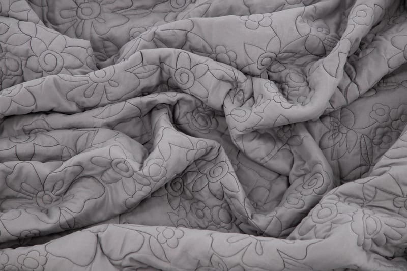 Päiväpeite Niki 150x250 cm - Vaaleanharmaa - Kodintekstiilit & matot - Vuodevaatteet - Päiväpeitto - Yhden hengen sängyn päiväpeitto