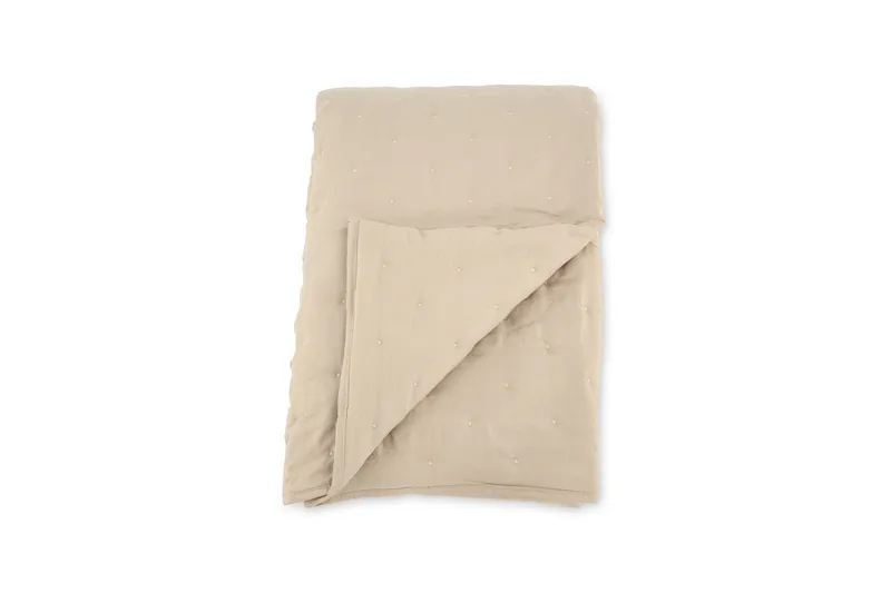 Päiväpeite Sally 150x250 cm - Beige - Kodintekstiilit & matot - Vuodevaatteet - Päiväpeitto
 - Yhden hengen sängyn päiväpeitto